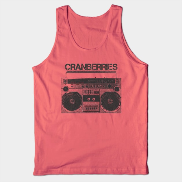 Cranberries / Hip Hop Tape Tank Top by SecondLife.Art